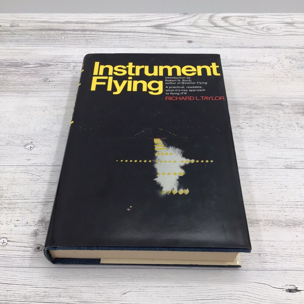 Instrument Flying Richard L. Taylor 1977 Hardcover Aviation IFR Flight Book - Picture 2 of 9